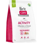 Корм для собак з підвищеною активністю Brit Care Dog Sustainable Activity з куркою та комахами