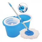 Універсальна швабра із системою віджиму 110х32 см Easy Mop Блакитний (661EMSHBR) CLS55