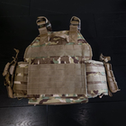 Плитоноска-тактический быстросьемный военный жилет разгрузка цвет Мультикам - изображение 4
