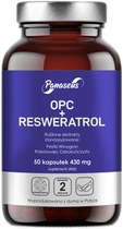 Харчова добавка Panaseus OPC + Resveratrol - 50 капсул Молодість (5904194061319)