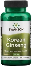 Харчова добавка Swanson Корейський женьшень 500 мг 100 капсул (87614019697) - зображення 1
