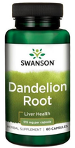 Suplement diety Swanson Dandelion 515 mg 60 kapsułek (87614113364) - obraz 1