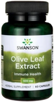 Харчова добавка Swanson Olive Leaf - Olwina Leaf 500 мг 60 капсул (87614141589) - зображення 1