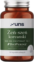 UNS Żeń-Szeń Koreański 90 kapsułek Vege (5904238961537)