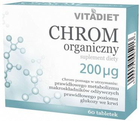 Харчова добавка Vitadiet органічний хром 200 мкг 60 таблеток (5900425005213) - зображення 1