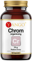 Suplement diety Yango Chrom Organiczny 90 kapsułek Przyśpiesza Metabolizm (5904194060558) - obraz 1