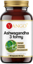 Yango Ashwagandha 3 Formy 90 kapsułek (5904194062163)