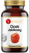 Suplement diety Yango Ocet Jabłkowy 475mg 90 kapsułek 5905279845077) - obraz 1