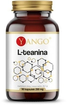 Харчова добавка Yango L-Theanine 290 мг 90 капсул Ускопая (5905279845466) - зображення 1