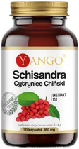 Yango Schisandra Ekstrakt 90 kapsułek 450mg Stres (5905279845589)