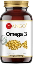 Yango Omega 3 Kwasy Tłuszczowe 709mg 60 kapsułek (5907483417033) - obraz 1