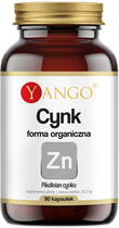 Yango Cynk Organiczny Pikolinian Cynku 90 kapsułek (5904194061999)