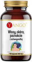 Yango Włosy Skóra Paznokcie z Ashwagandhą 90 kapsułek (5904194062019)