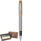 Ручка-ролер Parker IM 17 Brushed Metal GT RB 22 222