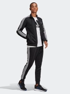 Спортивний костюм Adidas 3-Stripe Tracksuit GK 9651 XL Чорний з білим (4062065121652) - зображення 2