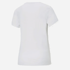 T-shirt damski Puma Ess Logo Tee 586774-02 S Biały (4063697275041) - obraz 5