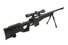 Снайперська гвинтівка L96 MB4403D з оптикою та сошками [WELL] - зображення 5