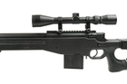 Снайперська гвинтівка L96 MB4403D з оптикою та сошками [WELL] - зображення 8