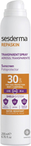 Filtr przeciwsłoneczny w aerozolu do ciała Sesderma Repaskin Transparent Spray 30 SPF 200 ml (8429979444714)