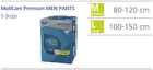 Труси поглинаючі для чоловіків Hartmann MoliCare Premium Men Рants 5 крапель М 8 шт (4052199275727) - зображення 6