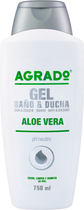 Agrado Aloe Vera Żel do kąpieli i pod prysznic z aloesem 750 ml (8433295043827) - obraz 1