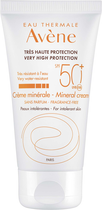 Krem przeciwsłoneczny Avene SPF 50+ mineralny do skóry nadwrażliwej 50 ml (3282779355773) - obraz 1