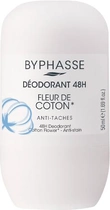 Rolkowy dezodorant Byphasse z kwiatami bawełny 48 godzin 50 ml (8436097095124) - obraz 1