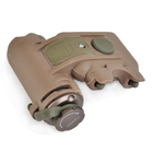 Компактний Ліхтар на шолом WADSN Gen 2 / Налобний Ліхтарик із Кріпленнями у комплекті койот 70х60 мм - изображение 6