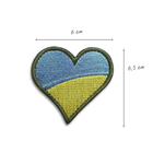 Набор шевронов на липучке Флаг и Сердце 2 шт - изображение 4