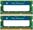 Оперативна пам'ять Corsair SODIMM DDR3-1600 16384MB PC3-12800 (Kit of 2x8192) Mac Memory (CMSA16GX3M2A1600C11) - зображення 1