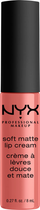 Рідка помада для губ NYX Professional Makeup Soft Matte Lip Cream 50 Cyprus (0800897156015)