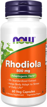 Now Foods Rhodiola 500mg 60 kapsułek (733739047540) - obraz 1