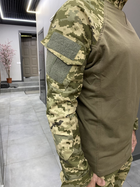 Армейская тактическая рубашка Убакс со вставками под локти Wolftrap Пиксель XL - изображение 7