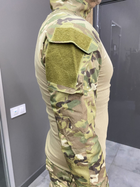 Армійська тактична сорочка Убакс з пазами під лікті Yakeda Combat Мультикам 2XL - зображення 5