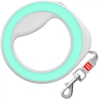 Повідець для собак WAUDOG R-leash світловідбиваюча стрічка XS-M до 40 кг 2.9 м салатовий (81275)