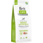 Корм для собак средних пород Brit Care Dog Sustainable Adult Medium Breed с курицей и насекомыми