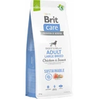 Корм для собак великих порід Brit Care Dog Sustainable Adult Large Breed з куркою та комахами