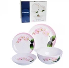 Сервиз столовый Diwali Pink Orchid 19 предметов Luminarc Q0055