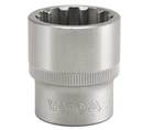 Головка торцевая YATO Spline квадрат 1/2 " M24 38мм (YT-1476)