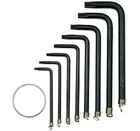 Ключи TORX L-подобные VOREL Т9-Т40 8шт (56600)