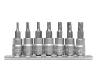 Головки торцевые с битами YATO TORX 1/4" TS10-TS40 7шт (YT-0461)