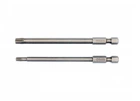 Набір біт YATO TORX SECURITY T20x100мм T30x100мм квадрат 1/4" 2шт (YT-0492)