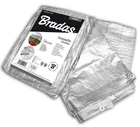 Тент посилений BRADAS SILVER 120г/м2 тарпаулін 6x10м (PL1206/10)