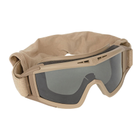 Комплект защитной маски Revision Desert Locust Essential с прозрачной и дымчатой линзой Бежевый 2000000130781 - изображение 2