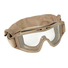 Комплект защитной маски Revision Desert Locust Essential с прозрачной и дымчатой линзой Бежевый 2000000130781 - изображение 3