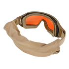 Комплект защитной маски Revision Desert Locust Deluxe с прозрачной, дымчатой, красной линзой Бежевый 2000000130743 - изображение 6