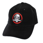 Бейсболка Rothco Skull/Knife Deluxe Low Profile Cap Чорний Універсальний