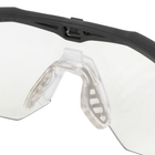 Балістичні окуляри Revision StingerHawk з прозорими й бурштиновими лінзами Чорний 2000000130675 - зображення 6