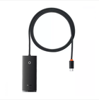 USB-HUB адаптер Baseus Lite Series 4-in-1 (Type-C to USB 3.0*4) (1m) WKQX030401 Black
