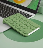 Числовая bluetooth клавиатура BOW 22 клавиши аккумуляторная Зеленая - изображение 6
